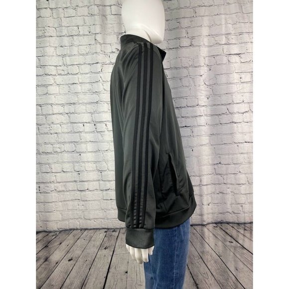 Men's adidas Tiro Track Jacket Charcoal Grey/Black Windbreaker Full Zipper sz XL - Picture 5 of 12